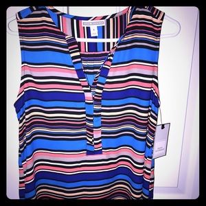 Stylish Dana Buchman Popover Blouse